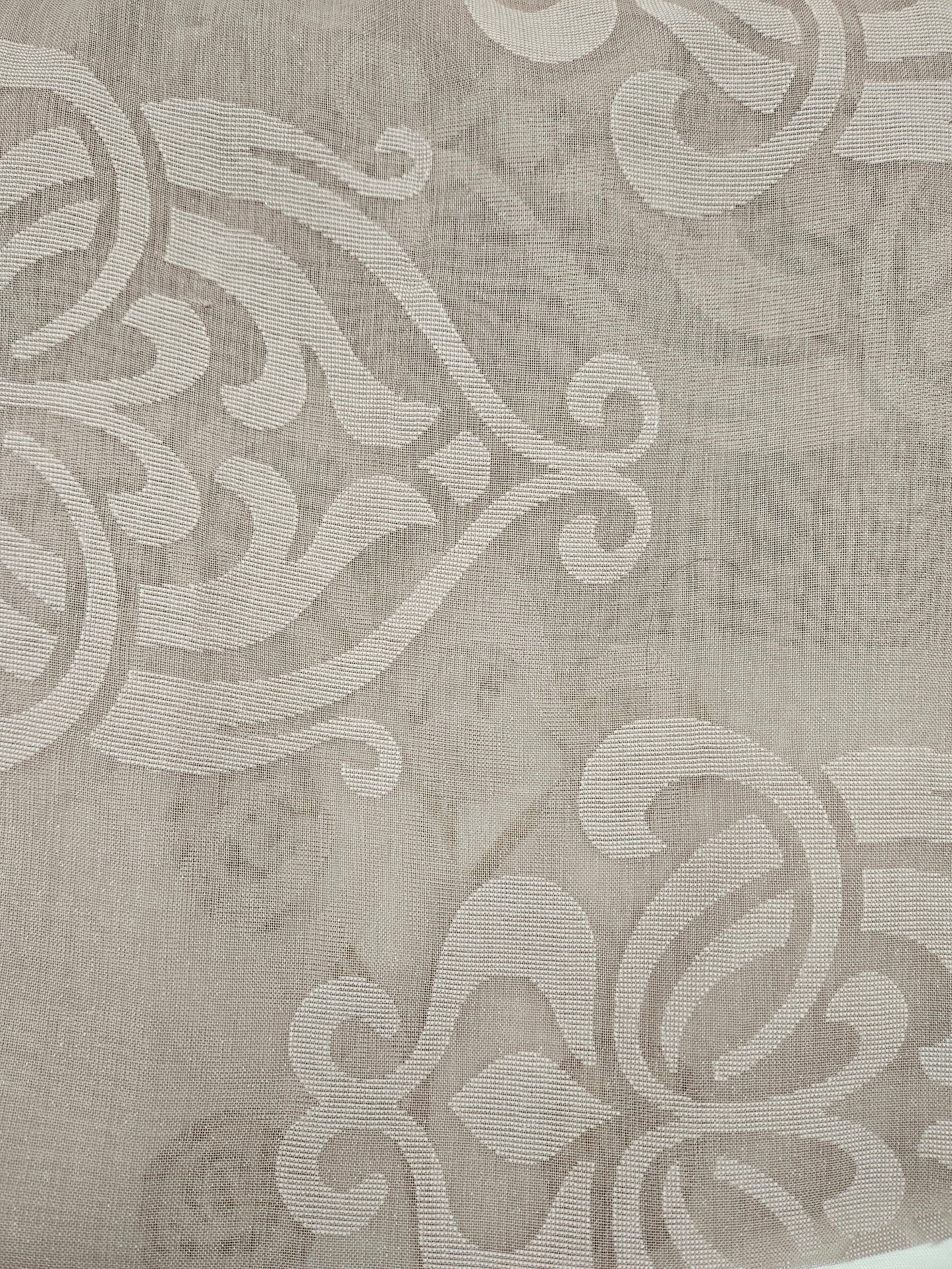 15435 Lavender Damask Sheer DISCO